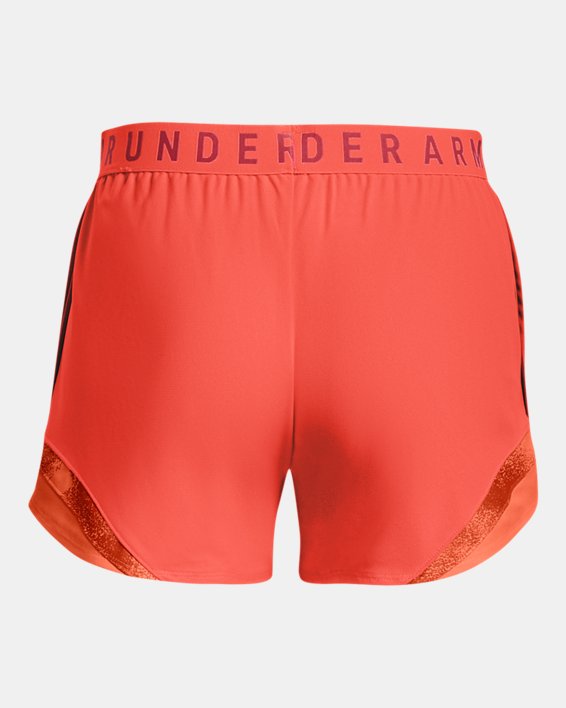 Shorts UA Play Up 3.0 Tri Color para Mujer, Orange, pdpMainDesktop image number 5